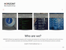 Tablet Screenshot of horizont-it.com